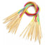 Set de Palillos Circulares de bambú - 18 Pares - Baúl de Ayün