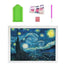 Set Diamond Painting - Van Gogh La Noche Estrellada 40x30cm - Baúl de Ayün