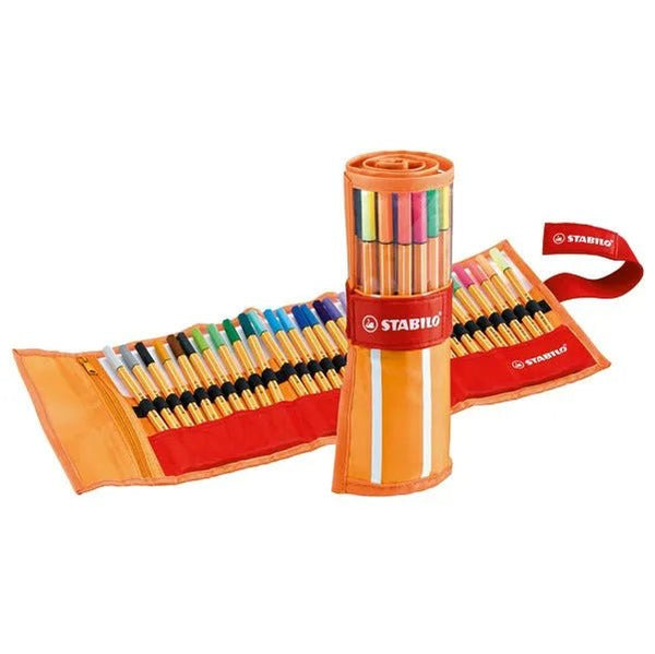Stabilo Set 30 Tiralíneas Point 88 + Estuche roller - Baúl de Ayün
