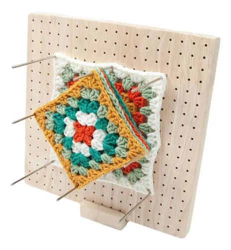 Tabla Bloqueadora De Tejidos Grande 33x33cm - Para Grannys - Baúl de Ayün