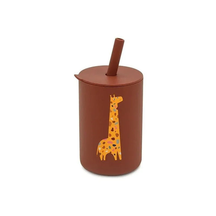 Vaso Taza De Silicona Para Bebes Con Bombilla Y Tapa - Baúl de Ayün