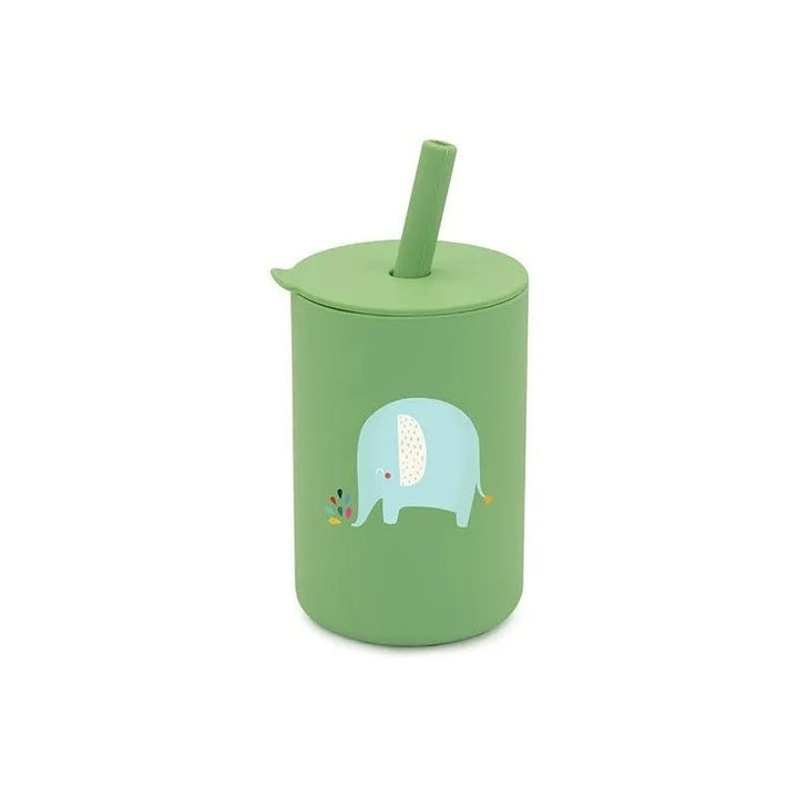 Vaso Taza De Silicona Para Bebes Con Bombilla Y Tapa - Baúl de Ayün