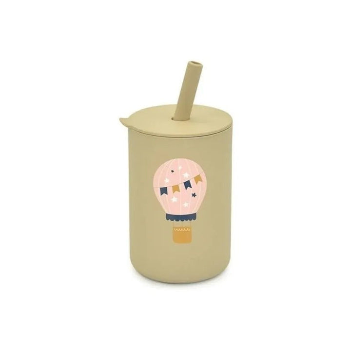 Vaso Taza De Silicona Para Bebes Con Bombilla Y Tapa - Baúl de Ayün