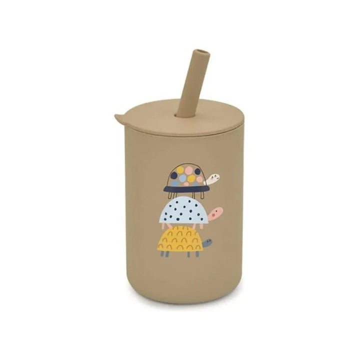 Vaso Taza De Silicona Para Bebes Con Bombilla Y Tapa - Baúl de Ayün