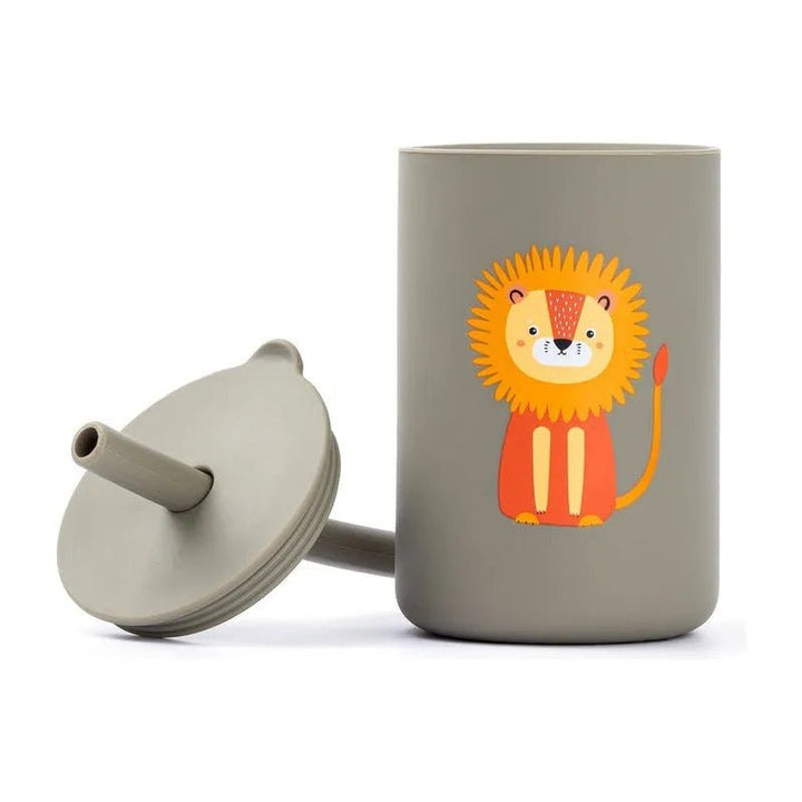 Vaso Taza De Silicona Para Bebes Con Bombilla Y Tapa - Baúl de Ayün