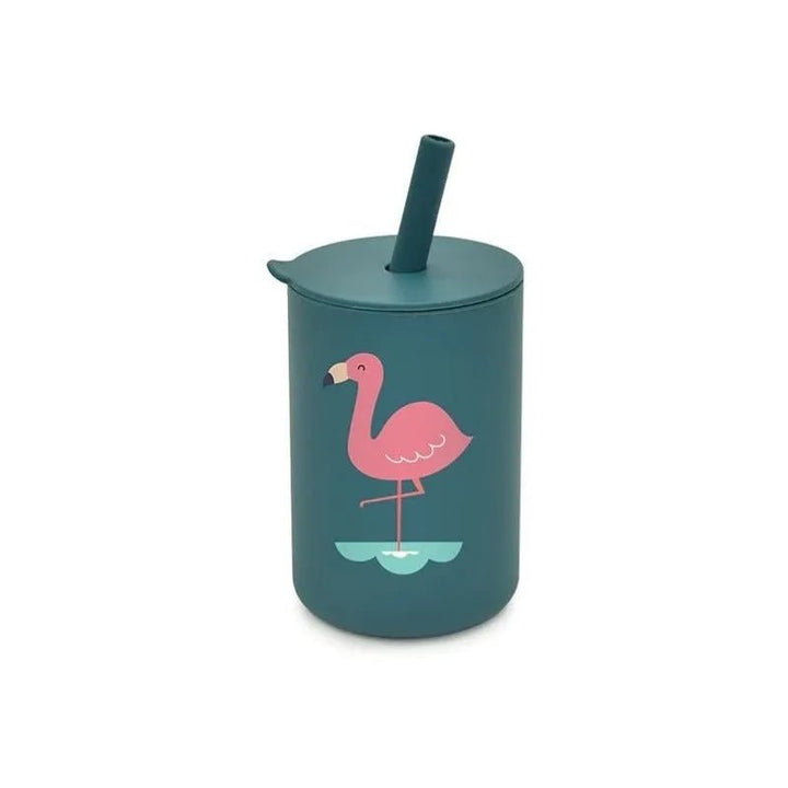 Vaso Taza De Silicona Para Bebes Con Bombilla Y Tapa - Baúl de Ayün