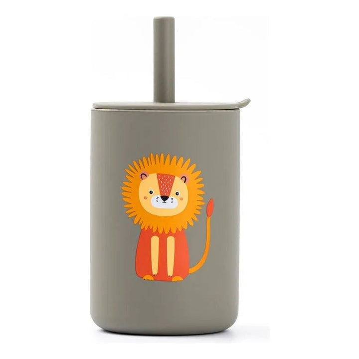 Vaso Taza De Silicona Para Bebes Con Bombilla Y Tapa - Baúl de Ayün