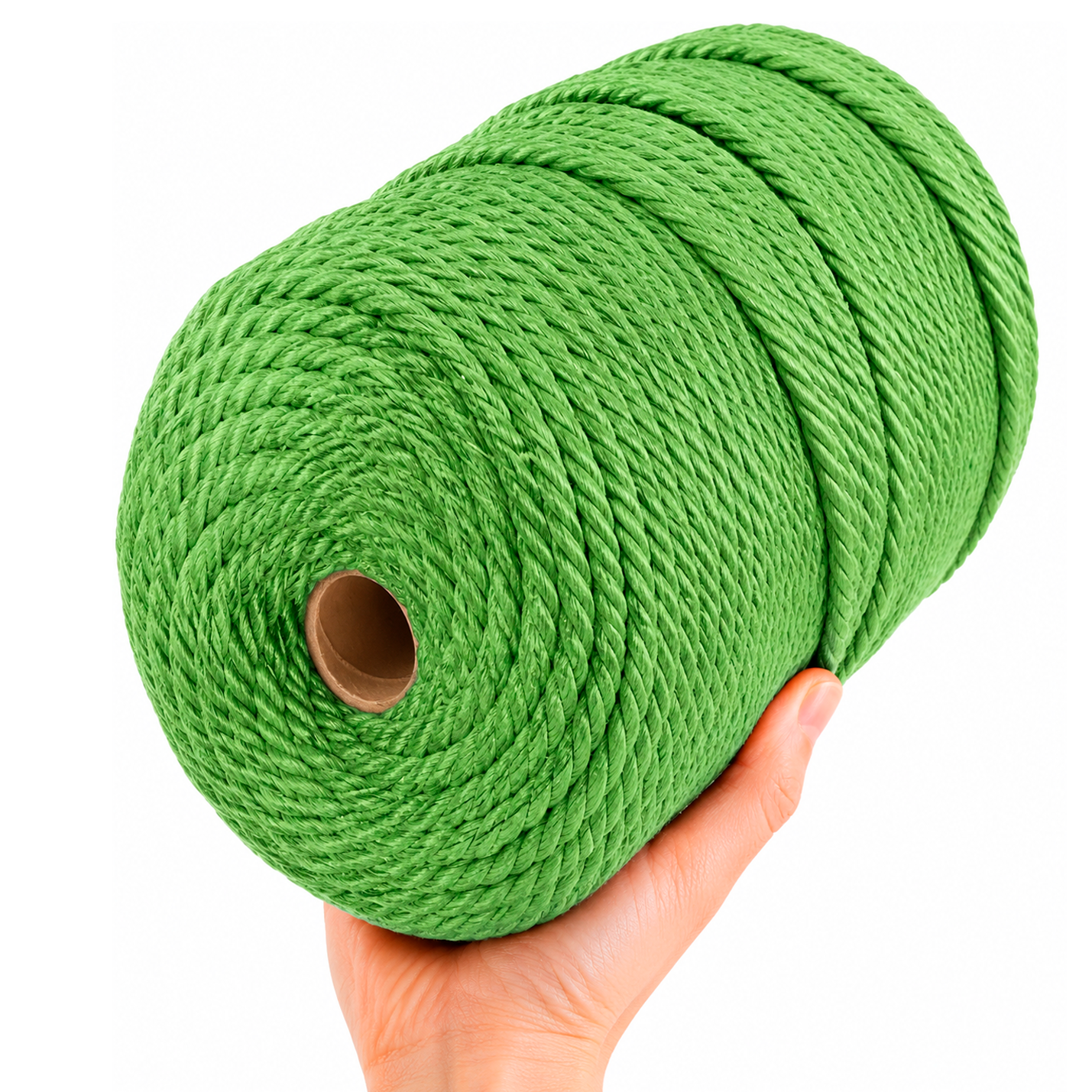 Cordón Algodón Torcido 5mm 200 Metros Para Macramé